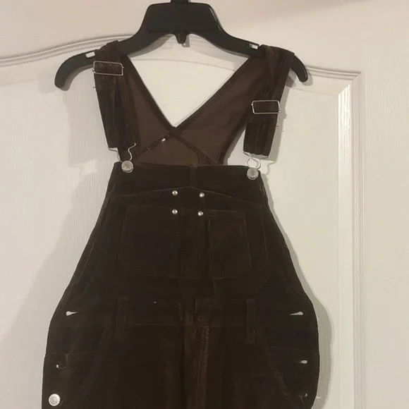 Revo Dark Brown Bib overalls - Picture 3 of 5